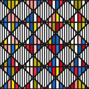 Colorful bright seamless pattern Stock Illustration