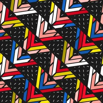 Colorful bright seamless pattern Illustrazione stock