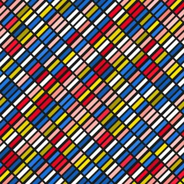 Colorful bright seamless pattern Illustrazione stock