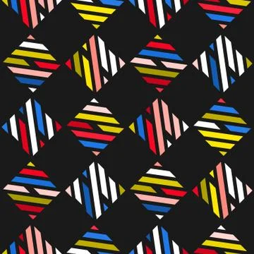Colorful bright seamless pattern Illustrazione stock
