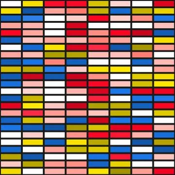 Colorful bright seamless pattern Illustrazione stock