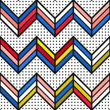 Colorful bright seamless pattern Illustrazione stock