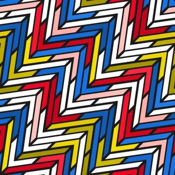 Colorful bright seamless pattern Stock Illustration