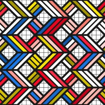 Colorful bright seamless pattern Illustrazione stock