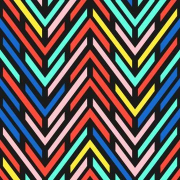 Colorful bright seamless pattern Stock Illustration