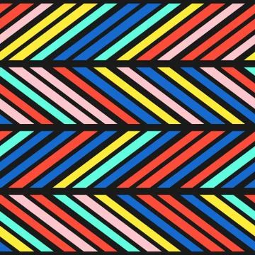 Colorful bright seamless pattern Stock Illustration