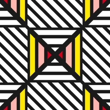 Colorful bright seamless pattern Stock Illustration