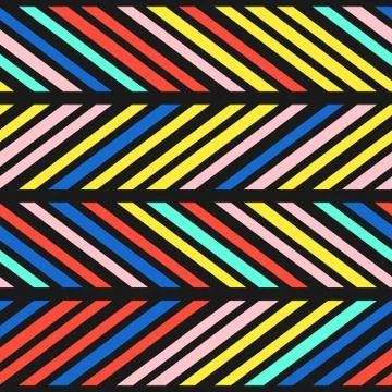 Colorful bright seamless pattern Stock Illustration
