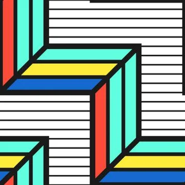 Colorful bright seamless pattern Stock-Illustration