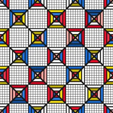 Colorful bright seamless pattern Stock Illustration