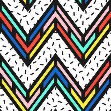 Colorful bright seamless pattern Stock Illustration