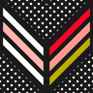 Colorful bright seamless pattern Stock Illustration