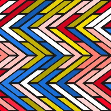 Colorful bright seamless pattern Illustrazione stock