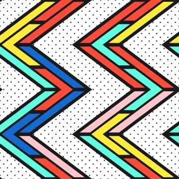 Colorful bright seamless pattern Stock-Illustration