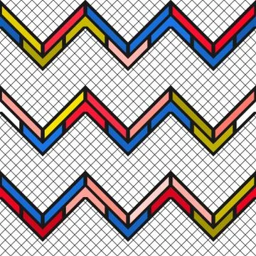 Colorful bright seamless pattern Stock-Illustration
