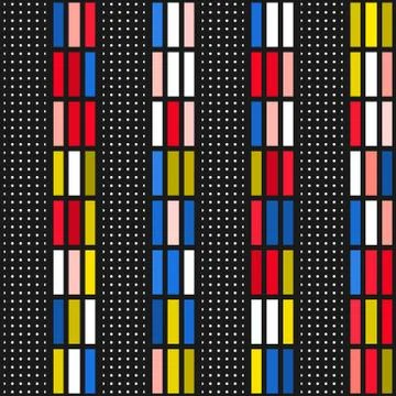Colorful bright seamless pattern Stock Illustration