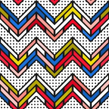 Colorful bright seamless pattern Illustrazione stock