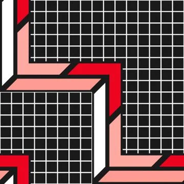 Colorful bright seamless pattern Illustrazione stock