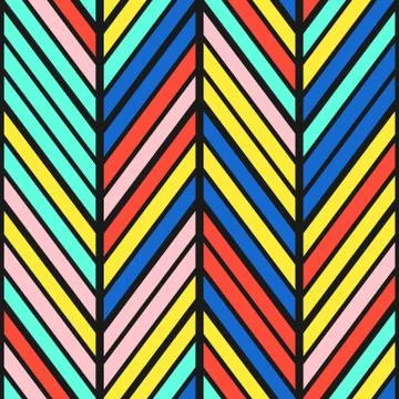 Colorful bright seamless pattern Stock Illustration