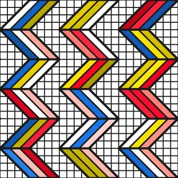 Colorful bright seamless pattern Stock Illustration
