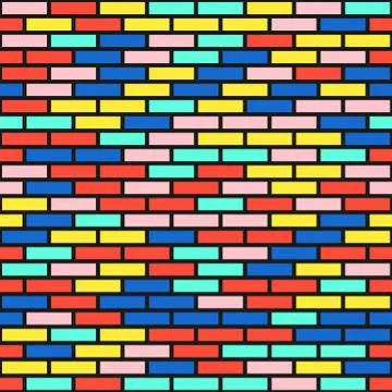 Colorful bright seamless pattern Stock Illustration