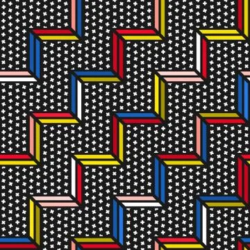 Colorful bright seamless pattern Stock-Illustration