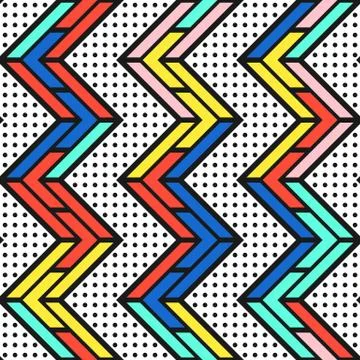 Colorful bright seamless pattern Stock-Illustration