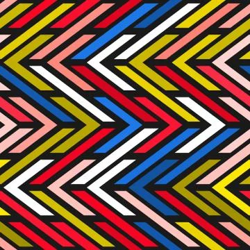 Colorful bright seamless pattern Stock Illustration