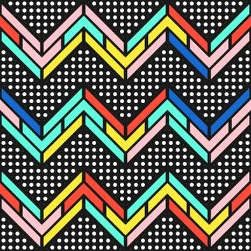 Colorful bright seamless pattern Stock-Illustration