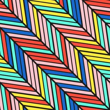 Colorful bright seamless pattern Stock Illustration