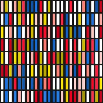 Colorful bright seamless pattern Stock Illustration