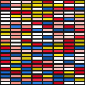 Colorful bright seamless pattern Stock Illustration