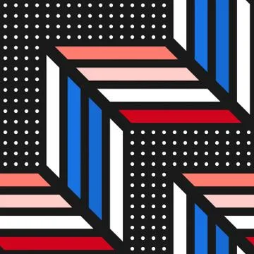 Colorful bright seamless pattern Illustrazione stock