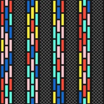 Colorful bright seamless pattern Stock-Illustration