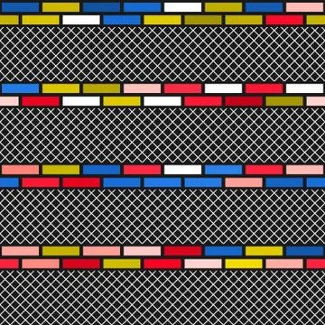 Colorful bright seamless pattern Illustrazione stock