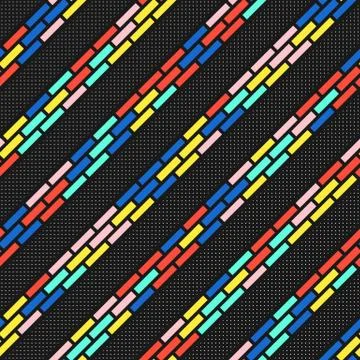 Colorful bright seamless pattern Stock Illustration