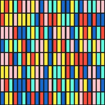 Colorful bright seamless pattern Illustrazione stock