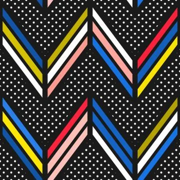 Colorful bright seamless pattern Illustrazione stock