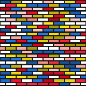 Colorful bright seamless pattern Stock Illustration