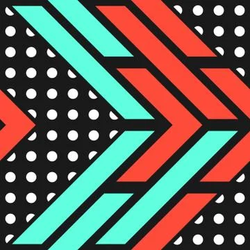 Colorful bright seamless pattern Stock-Illustration