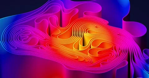 Colorful bright Wave Background Stock Footage 164035821