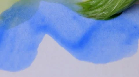 Colorful brush strokes Stock Footage