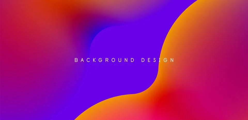 Colorful bubble abstract background with shadow effects. Minimalist geometric Stock Illustration