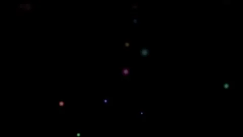 Colorful bubble animation in the black background Stock Footage 271323738