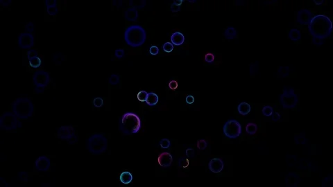 Colorful Bubble Animation Stock-Footage 284252668