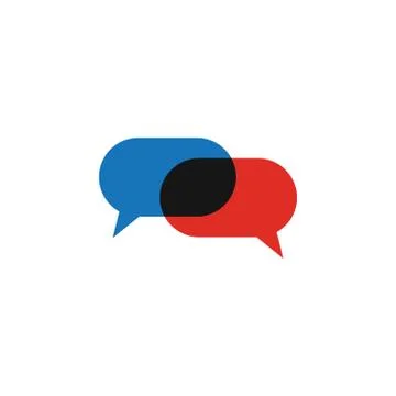 Colorful bubble chat icon Stock Illustration