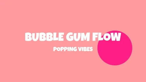 Colorful bubble gum flow abstract liquid background animation for creative .. Video stock 337655860