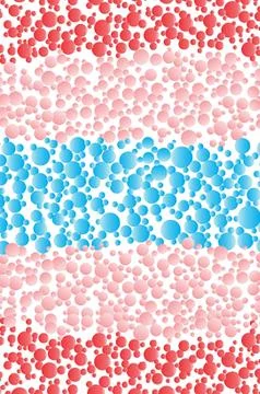 Colorful Bubble pattern for the background Stock Illustration
