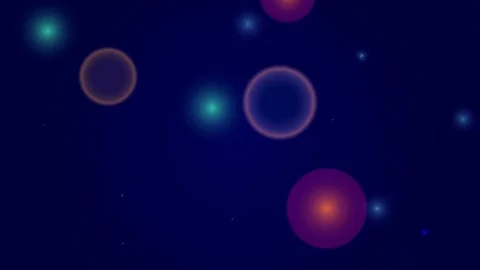 Colorful bubbles abstract motion background Video stock 75969217