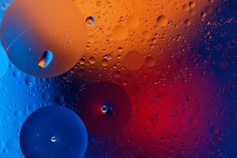 Colorful bubbles background, bright texture, copy space Stock Photos